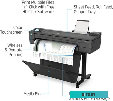 Плоттер HP designjet t730 F9A29D