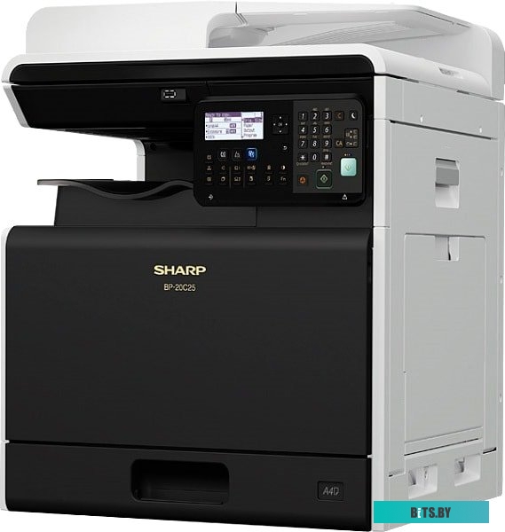 Цветное МФУ SHARP BP-20C25T  A3, 25 коп/мин, принтер, сканер, копир,автоподатчик дуплекс, сетевой