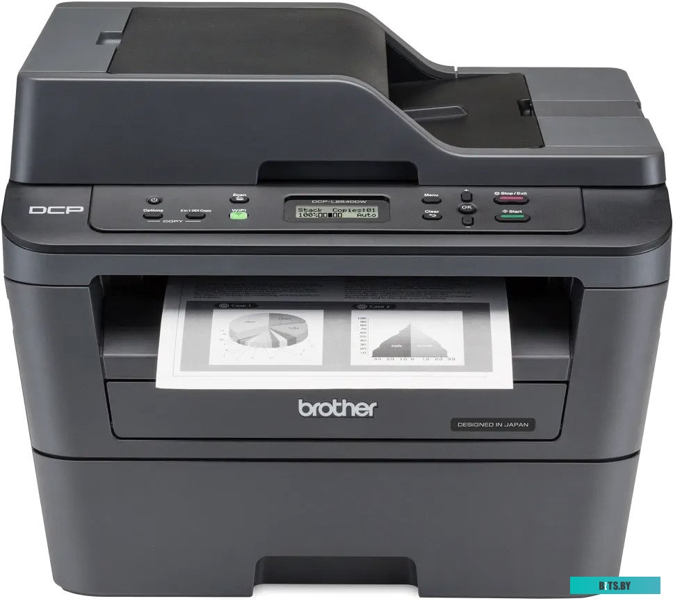 МФУ лазерное Brother DCP-L2540DW (А4, ч/б, принтер/копир/сканер, 30 стр/мин, 32Мб,  печать HQ1200 (2400x600), скан. 2400x600, 1х250л., Duplex, ADF, En