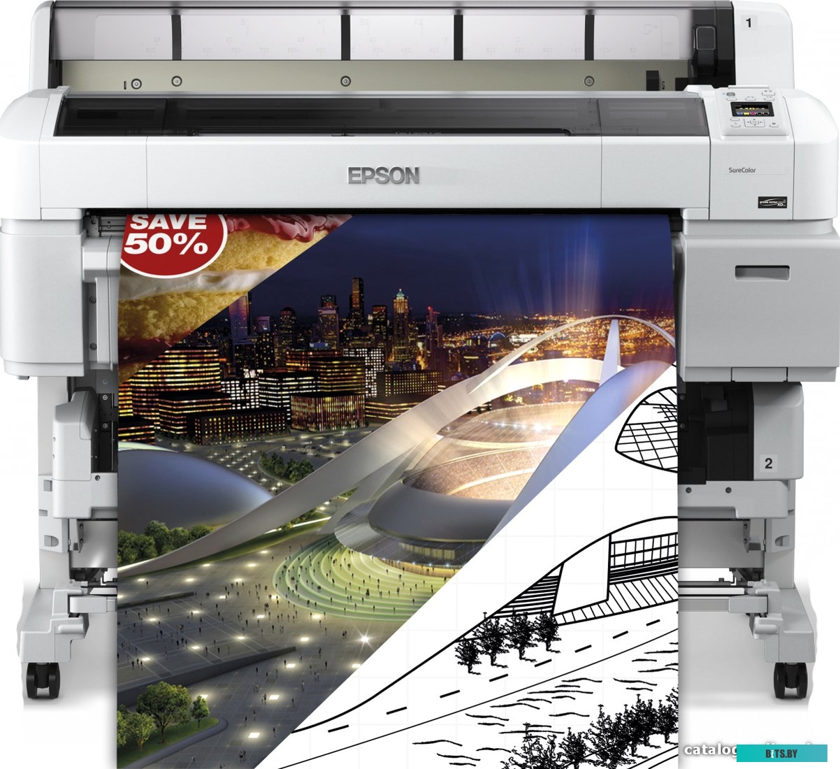 Принтер Epson SureColor SC-T5200 <C11CD67301A0>