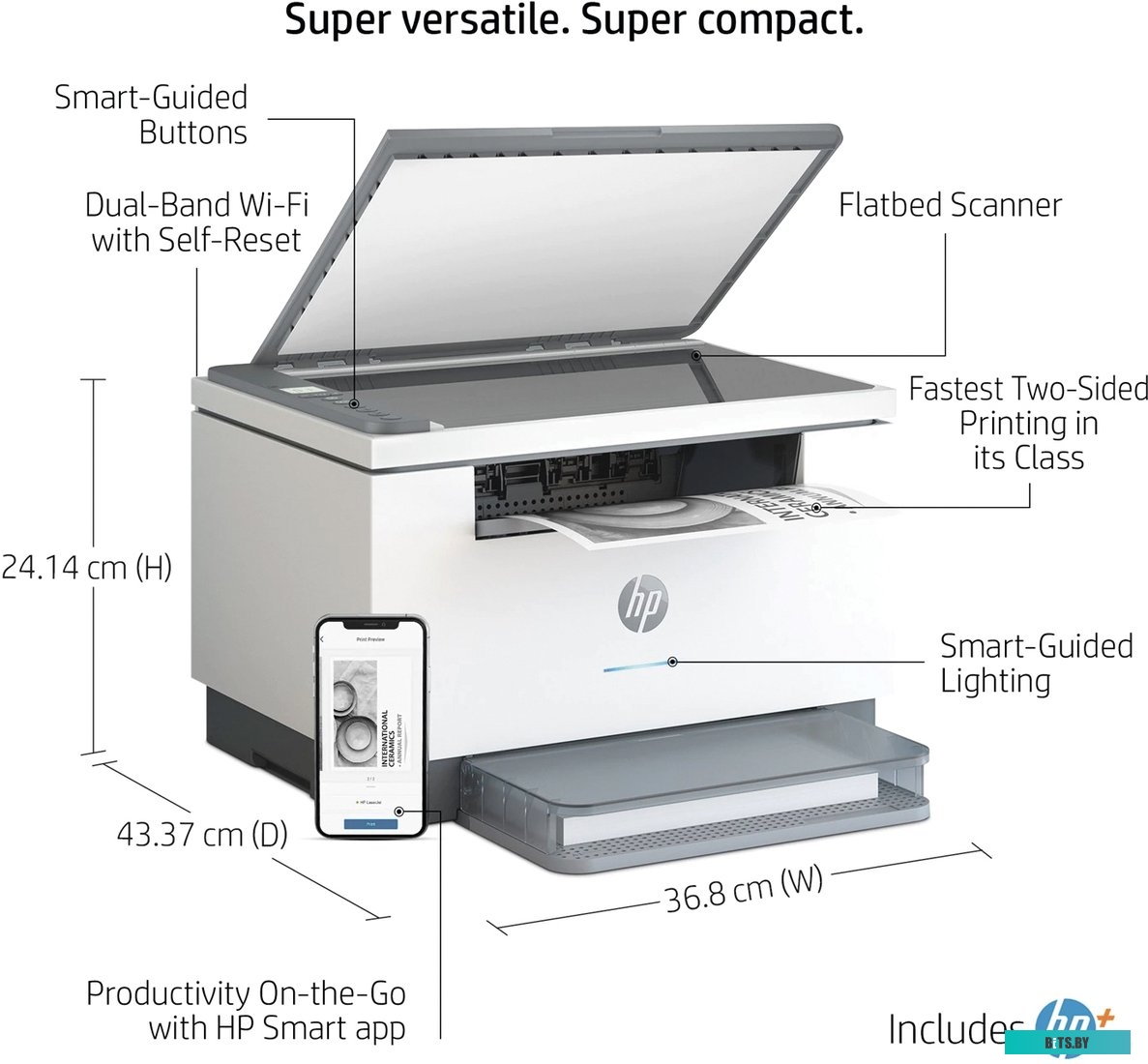 МФУ HP LaserJet M234dwe 6GW99E