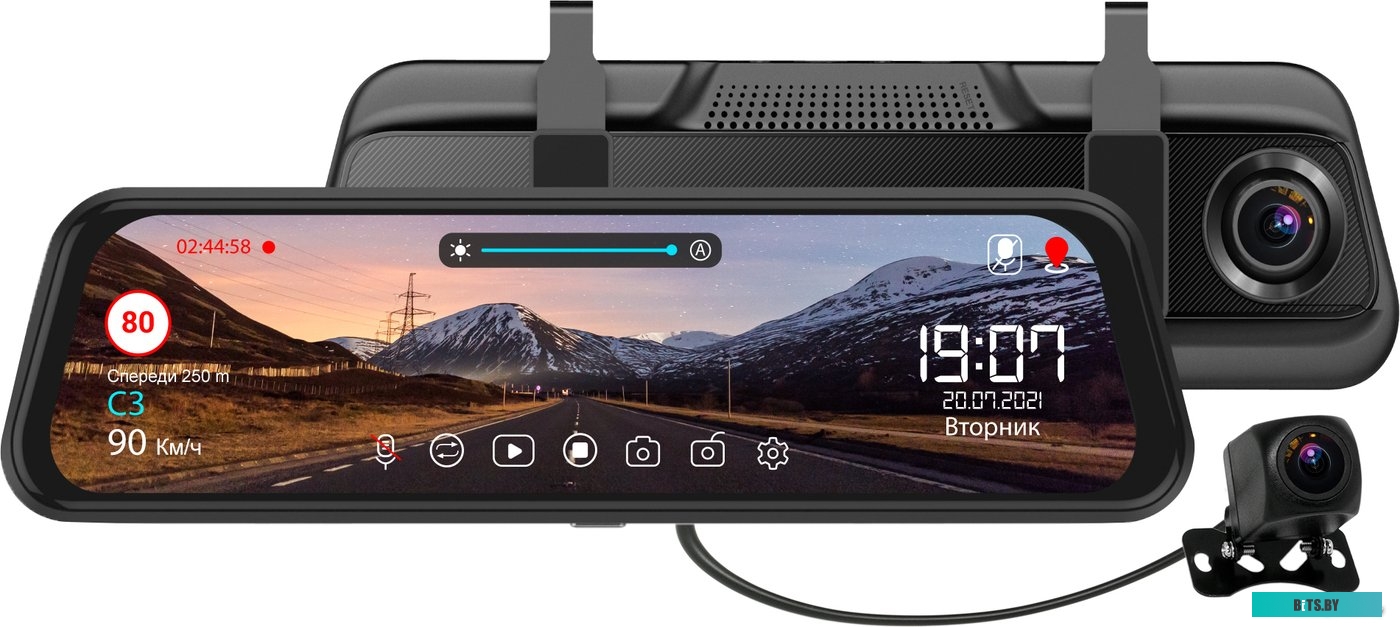 Видеорегистратор-зеркало TrendVision MR-810 GT <MR810GT>