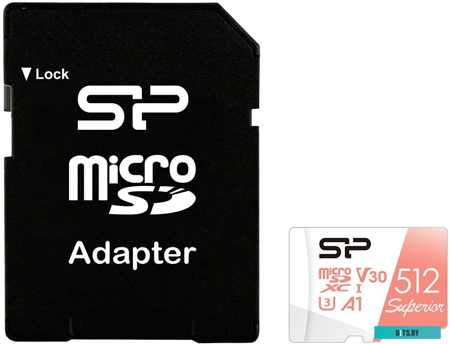 Карта памяти Silicon Power Superior A1 microSDXC SP512GBSTXDV3V20SP 512GB