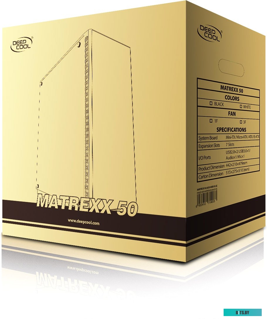 Корпус Deepcool Matrexx 50 ADD-RGB 3F <DP-ATX-MATREXX50-AR-3F-US>