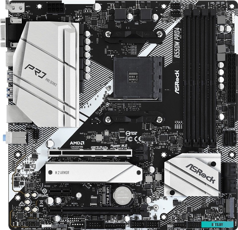 Материнская плата Asrock B550M PRO4