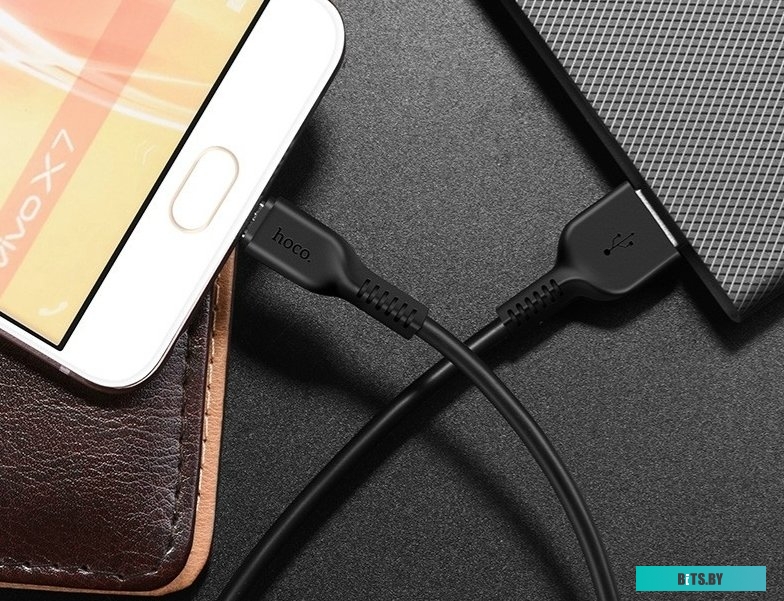 Кабель Hoco X20 Micro USB (1 м, черный)