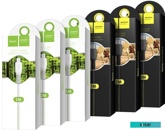 Кабель Hoco X20 Micro USB (1 м, черный)