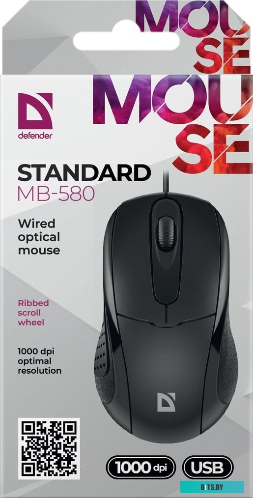 Мышь Defender Standard MB-580 <52580>