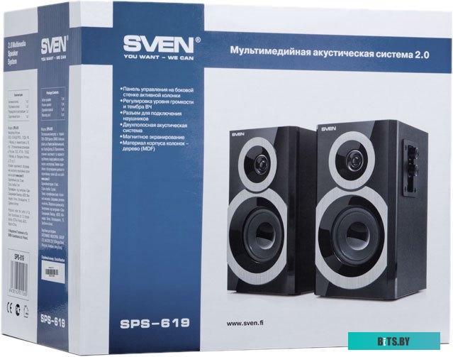 Компьютерные колонки SVEN SPS-619 <SV-011277>