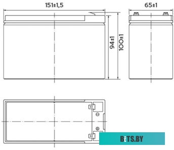 Аккумулятор для ИБП Yellow HRL 12-34W