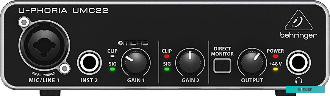 Аудиоинтерфейс Behringer U-Phoria UMC22