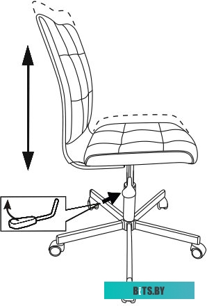 Офисное кресло (Стул) Бюрократ CH-330M Light-20 (черный) <CH-330M/LT-20>