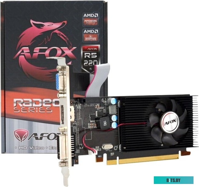 Видеокарта AFOX Radeon R5 220 2GB GDDR3 AFR5220-2048D3L5