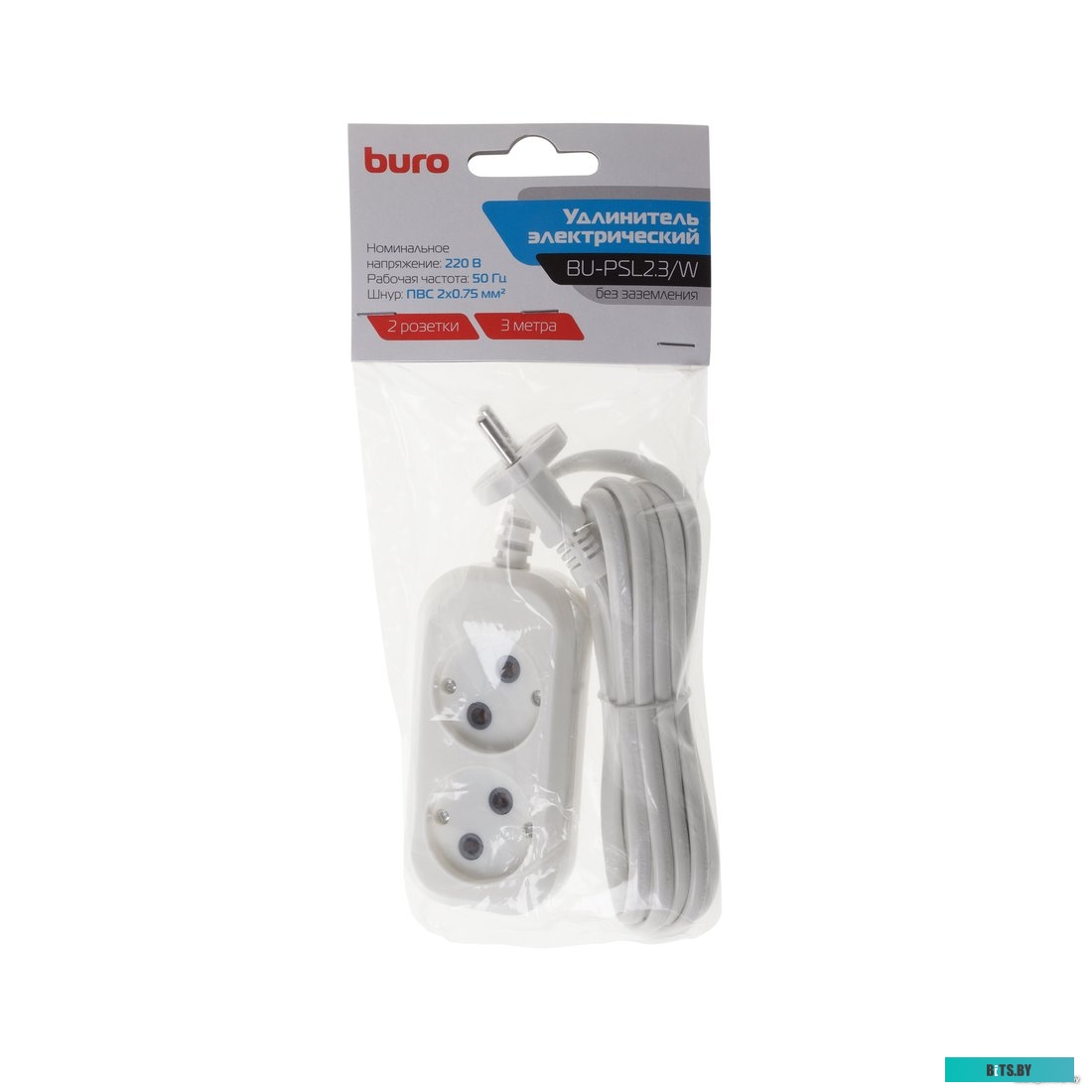 Сетевой фильтр (удлинитель) Buro BU-PSL2.3/W