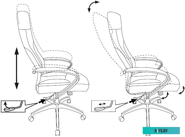 Офисное кресло (Стул) Бюрократ CH-608Fabric (черный) <CH-608/FABRIC-BLACK>