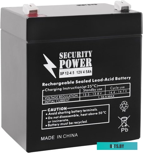 Аккумулятор для ИБП Security power SP 12-4,5 F1 (12В/4.5 А·ч) <7459>