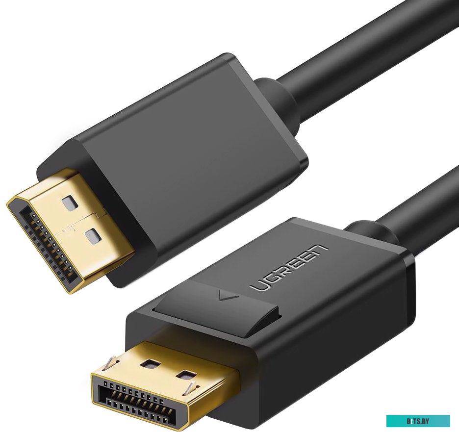 Кабель Ugreen DP102 10244 DisplayPort 1.2 - DisplayPort 1.2 (1 м, черный)