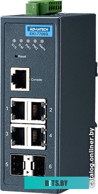 Управляемый коммутатор 2-го уровня Advantech EKI-7706G-2F-AE