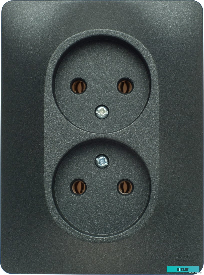 Розетка Schneider Electric Glossa GSL000720 (антрацит)