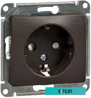 Розетка Schneider Electric Glossa GSL000845 (шоколад)