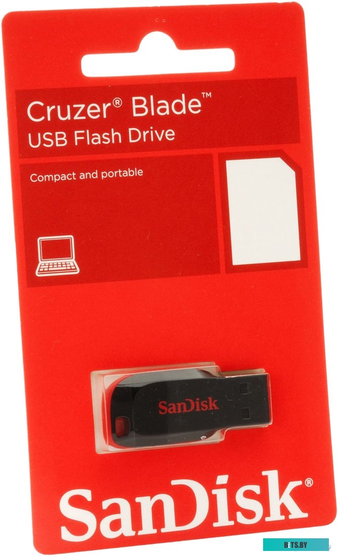 USB накопитель (Флешка) Sandisk Cruzer Blade Black 32GB (SDCZ50-032G-B35)