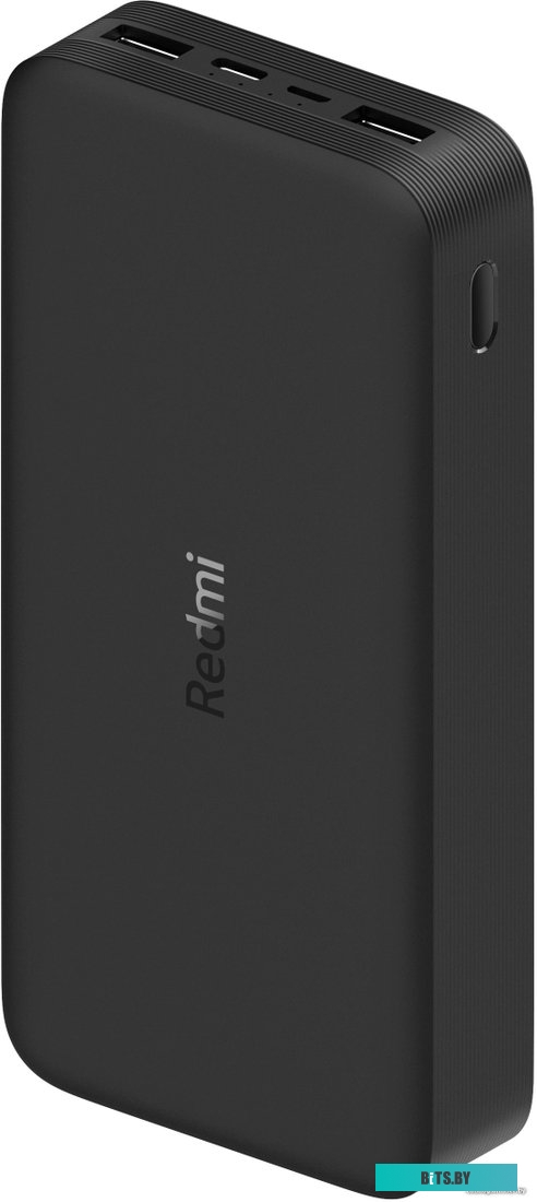 Портативное зарядное устройство Xiaomi Redmi Power Bank 20000mAh (черный, международная версия) <VXN4304GL>