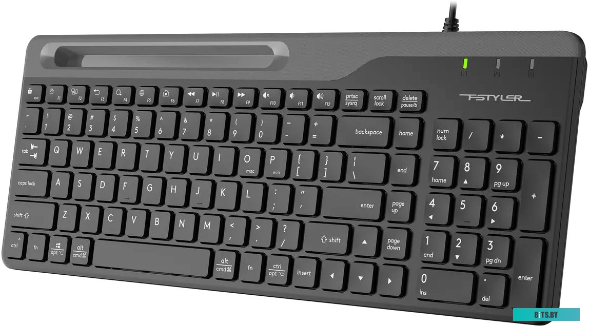Клавиатура A4Tech Fstyler FK25 (черный/серый)