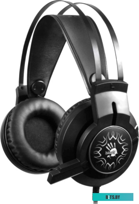 Наушники (Гарнитура) A4Tech Bloody J437 (черный)
