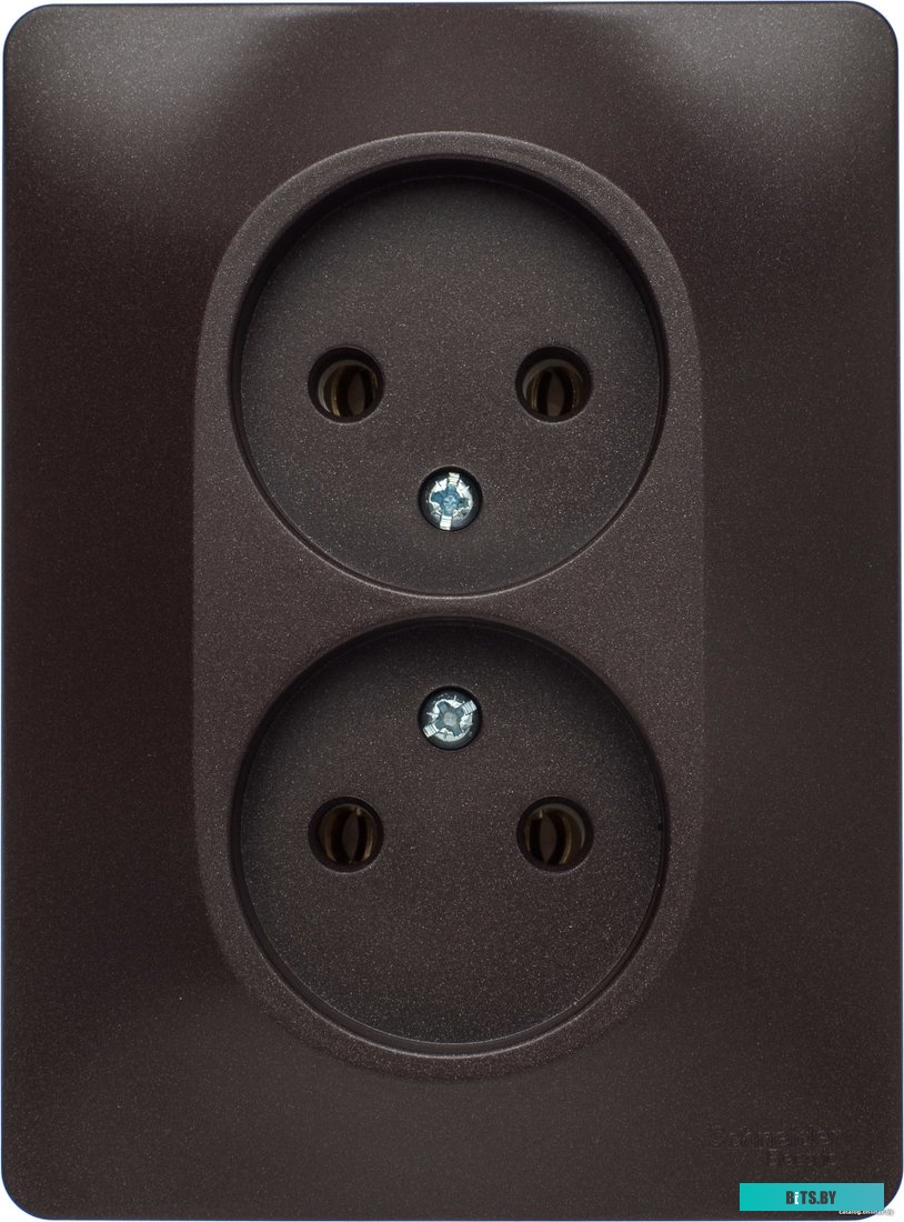 Розетка Schneider Electric Glossa GSL000820 (шоколад)