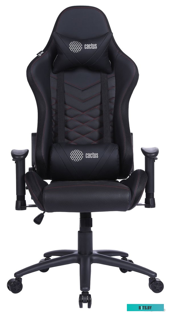 Кресло CACTUS CS-CHR-0099BLR (черный/красный)