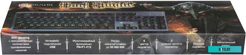 Клавиатура Oklick 970G Dark Knight <499578>