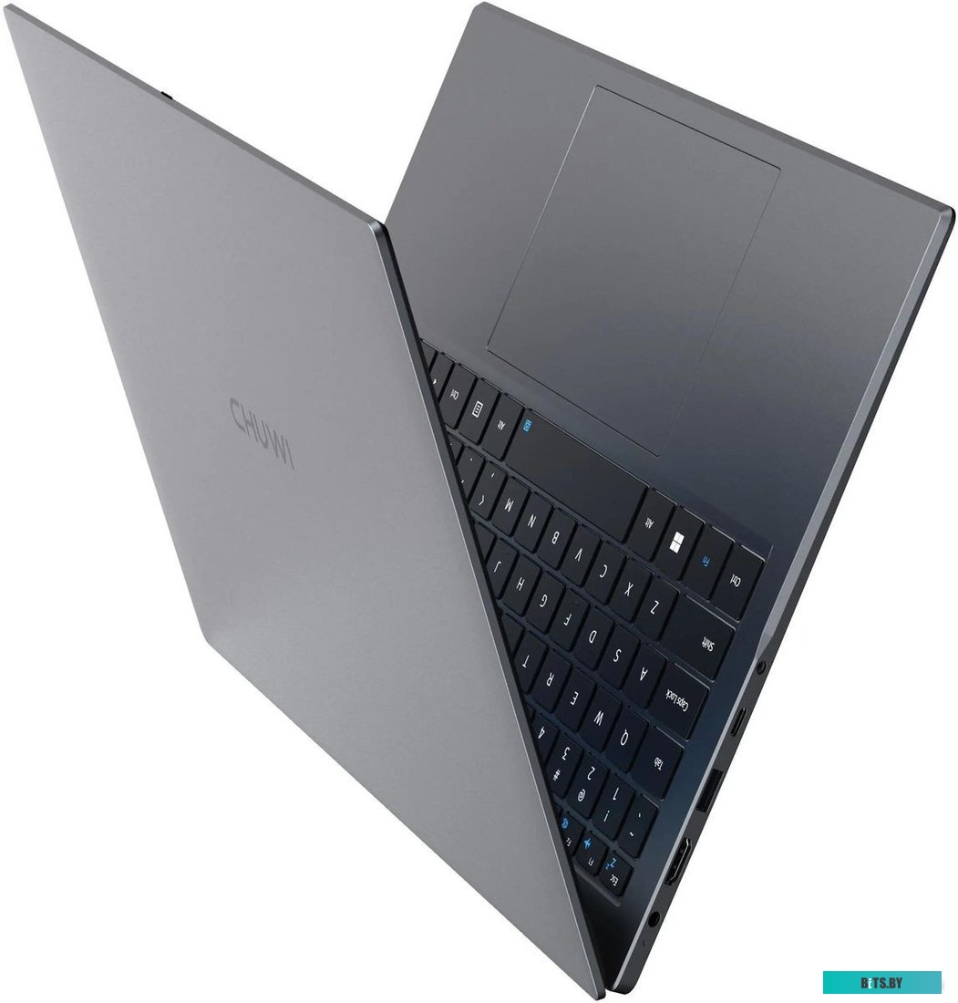 Ноутбук CHUWI GemiBook plus 1746365, 15.6",  IPS, Intel N100 0.8ГГц, 4-ядерный, 16ГБ LPDDR5, 512ГБ SSD,  Intel UHD Graphics , Windows 11 Home, серый