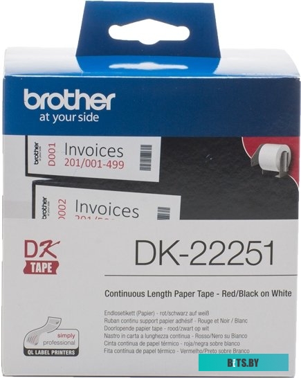 Самоклеящаяся термобумага Brother DK-22251 (62 мм, 15.24 м)