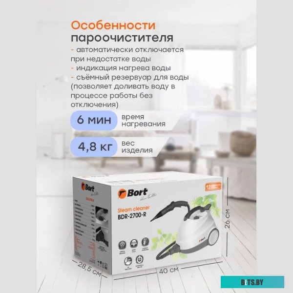 Пароочиститель Bort BDR-2700-R <93412987>