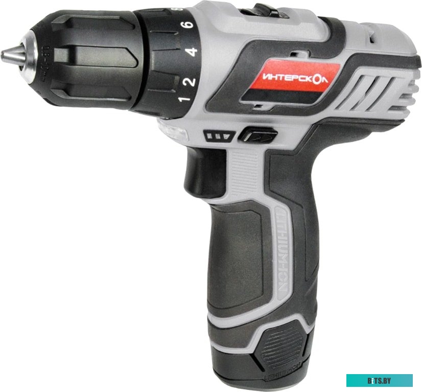 Дрель-шуруповерт Интерскол ДА-12ЭР Promo 434.2.2.20 (с 2-мя АКБ)