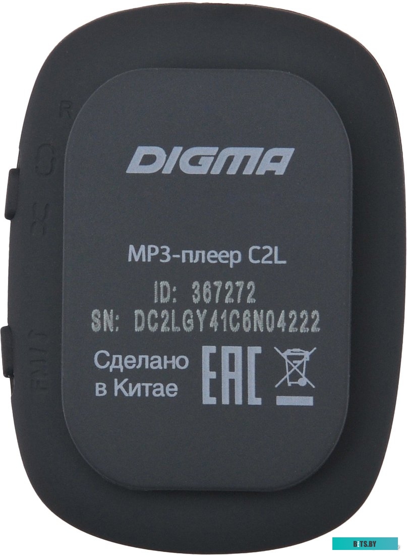 Плеер MP3 Digma C2LG (серый) [367272]
