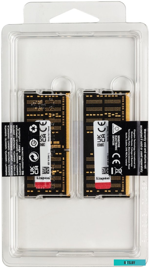 Модуль памяти Kingston FURY Impact 2x8GB DDR4 SODIMM PC4-25600 KF432S20IBK2/16