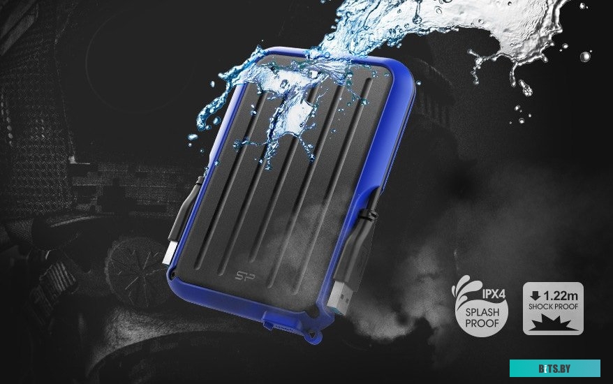 Внешний жесткий диск Silicon Power Armor A66 1TB SP010TBPHD66SS3B