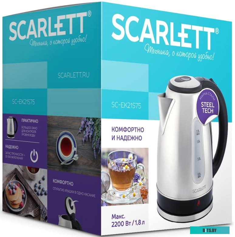 Электрочайник Scarlett SC-EK21S75