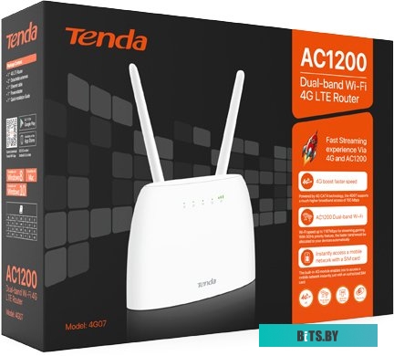 4G Wi-Fi роутер Tenda 4G07
