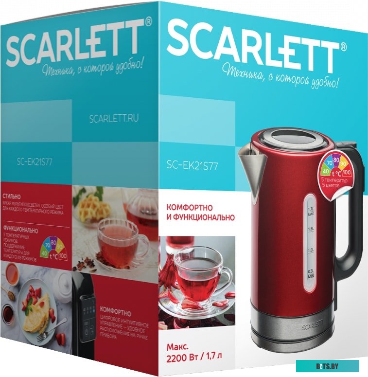 Электрочайник Scarlett SC-EK21S77