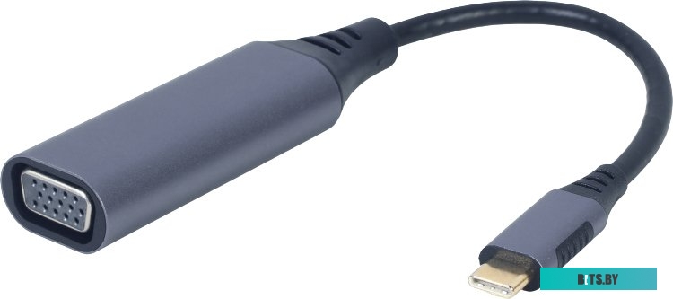 Кабель Cablexpert USB Type-C - VGA A-USB3C-VGA-01 (0.15 м, фиолетовый)