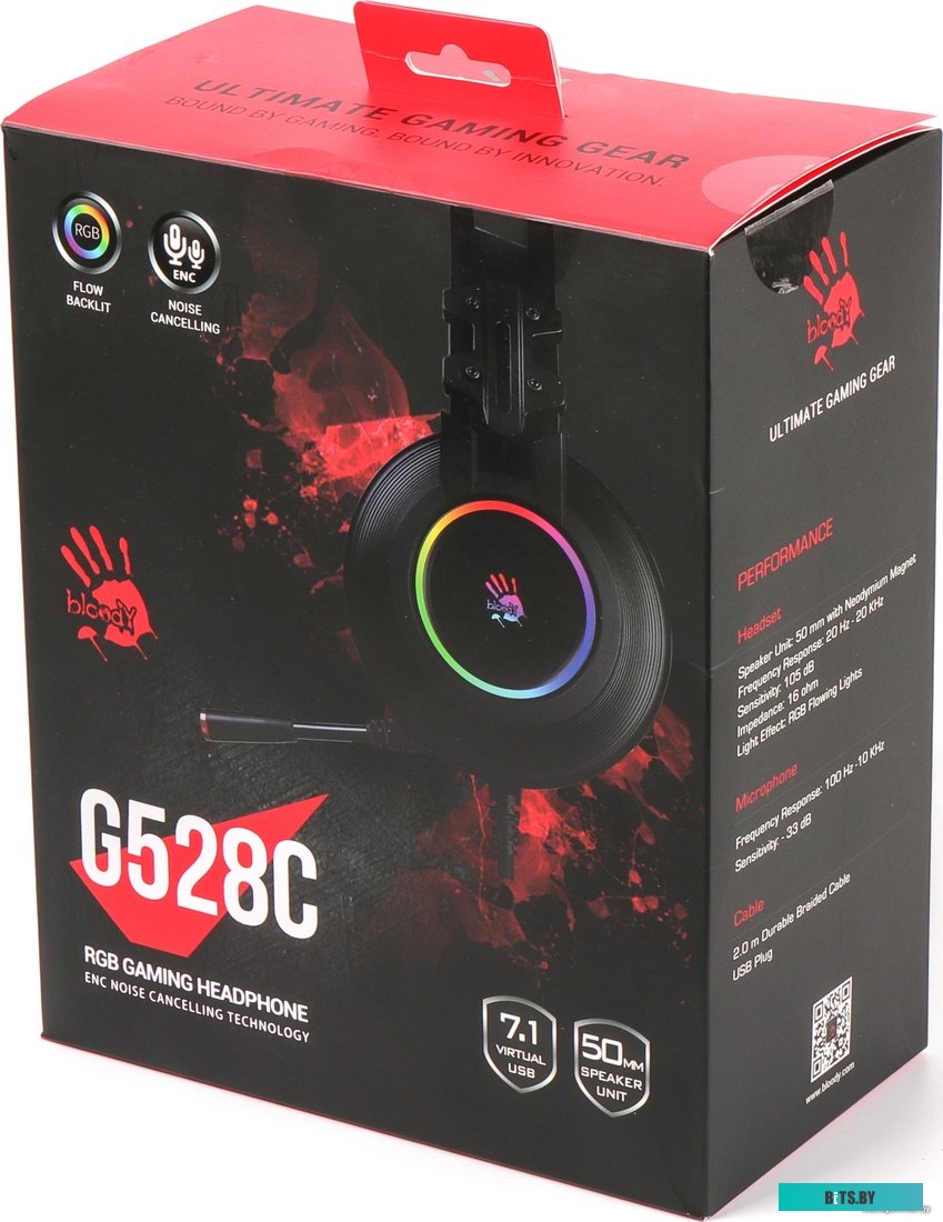 Наушники (Гарнитура) A4Tech Bloody G528C