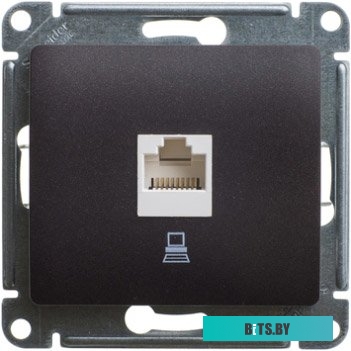 Розетка Schneider Electric Glossa GSL000881K (шоколад)