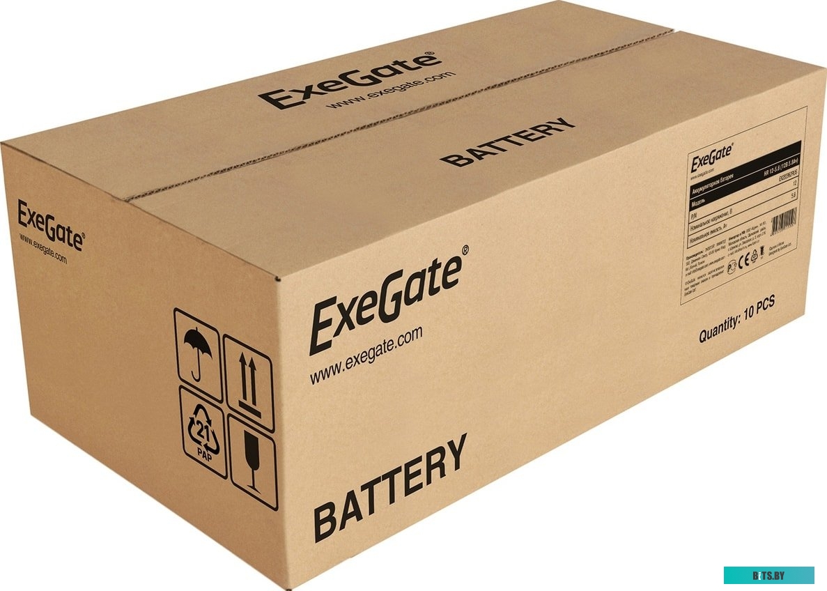 Аккумулятор для ИБП ExeGate HR 12-5.8 F2 (12В, 5.8 А·ч) <EX285951RUS>