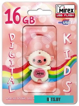 USB накопитель (Флешка) Mirex SHEEP PINK 16GB (13600-KIDSHP16)