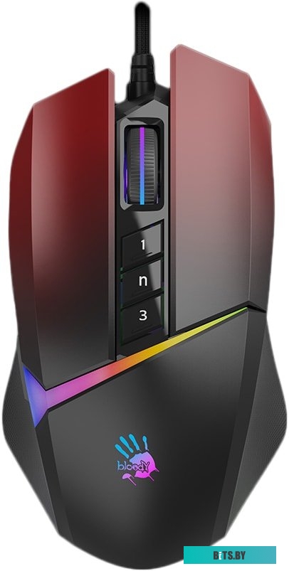 Мышь A4Tech Bloody W60 Max (красный)