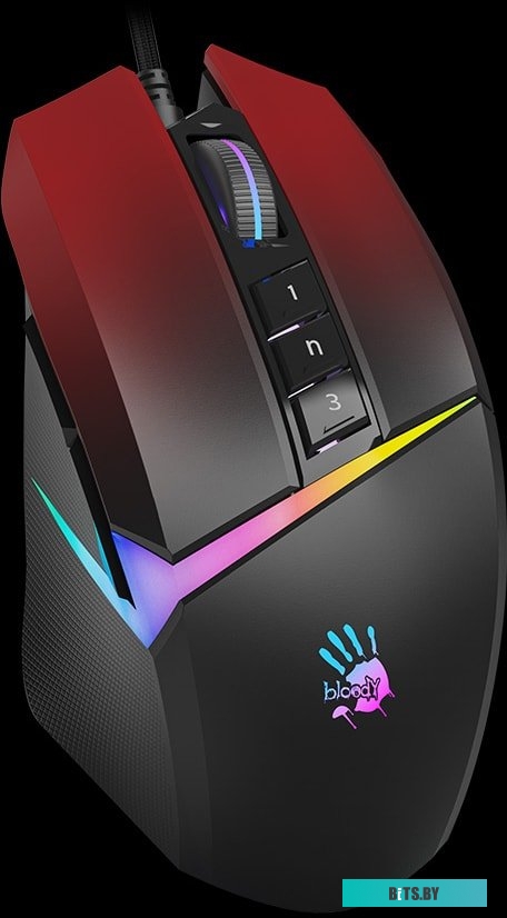 Мышь A4Tech Bloody W60 Max (красный)