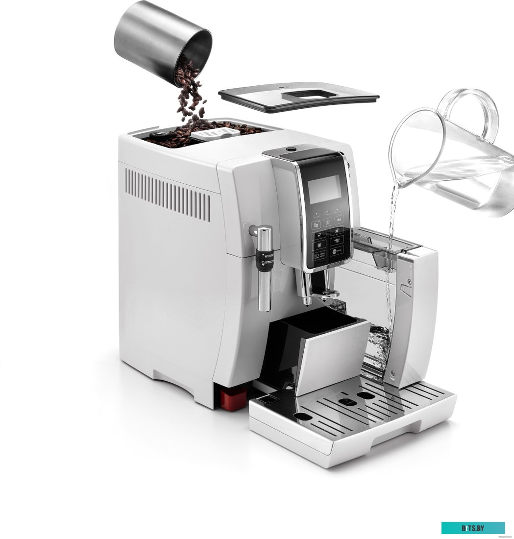 Эспрессо кофемашина DeLonghi Dinamica ECAM 350.35.W