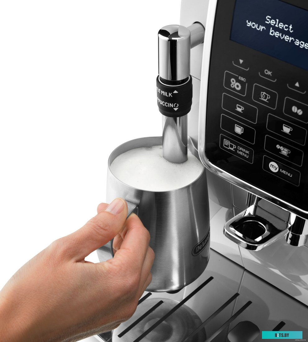 Эспрессо кофемашина DeLonghi Dinamica ECAM 350.35.W